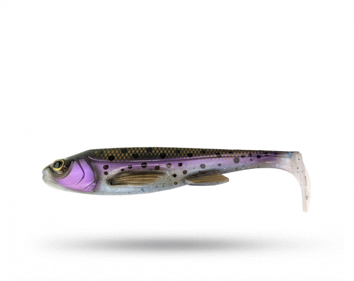 Ubait U-Shad 25 cm - Purple Rainbow UV i gruppen Fiskedrag / Gäddjiggar hos Örebro Fiske & Outdoor AB (Ushad 25 cm - Purple Rain)